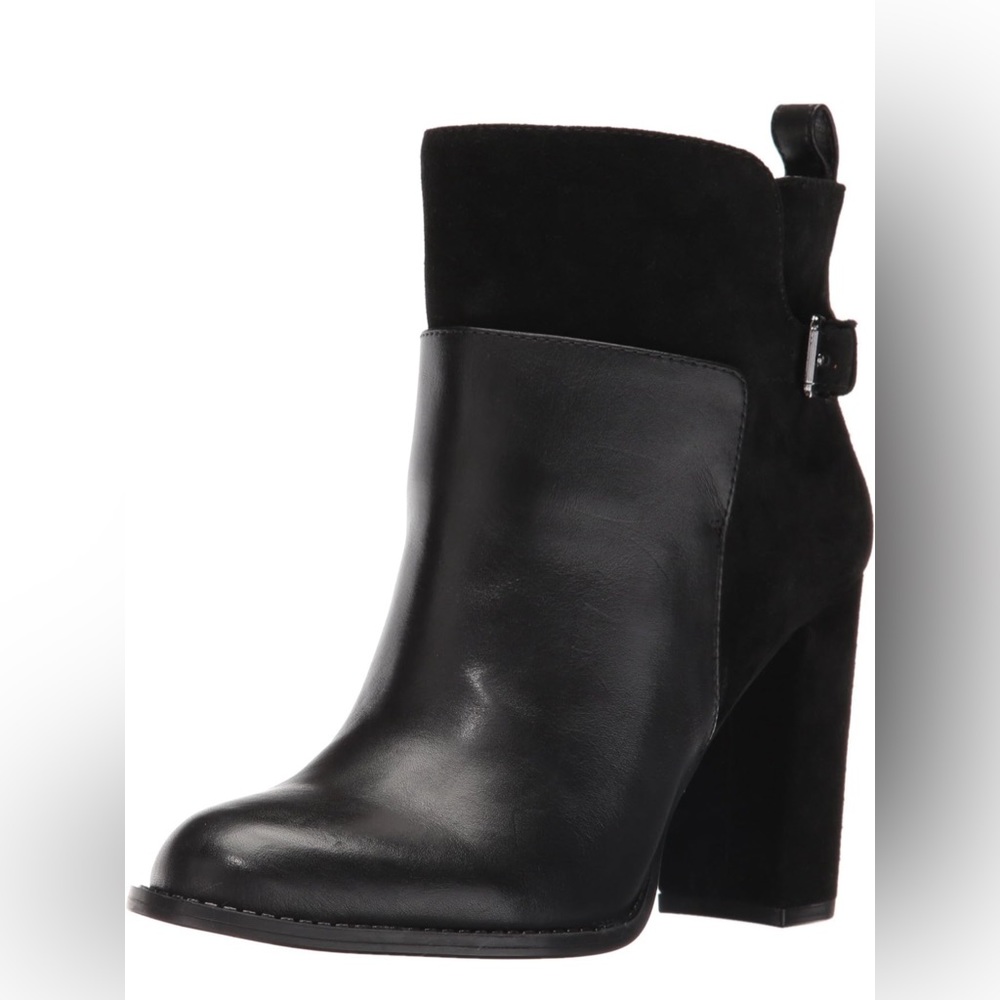 NIB. NINE WEST Women's Quinah Leather Ankle Bootie. Size 10